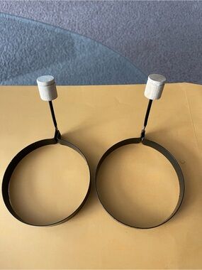 Set of 2 Griddle Non-Stick Egg Rings